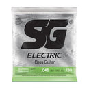 Encordoamento para Baixo De 6 Cordas 045 130 SG Nickel Wound