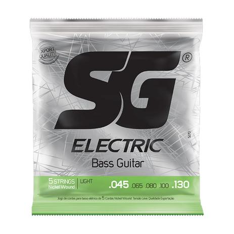 Encordoamento para Baixo 5 Cordas SG 0.045 Light