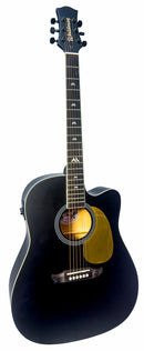 Violão Eletroacústico Aço Waldman TDCE-141 BK