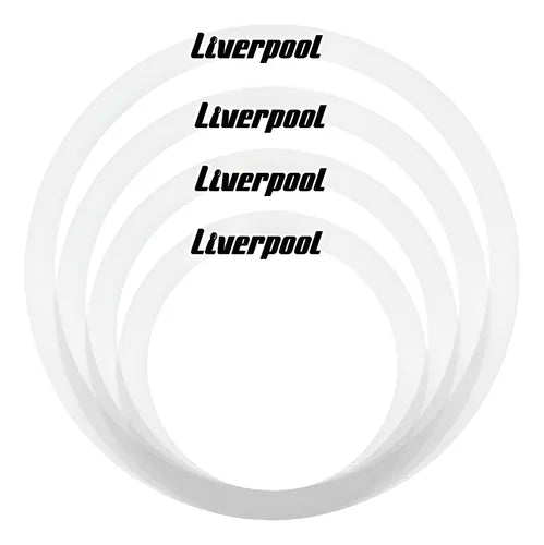 Kit de Anel Abafador para Bateria Medidas 10 12 14 16 Liverpool