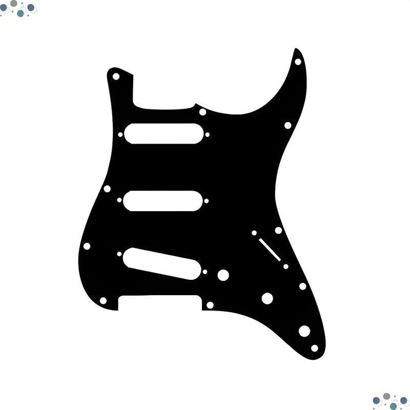 Escudo Guitarra Strato 3s Prince NBS04 BK