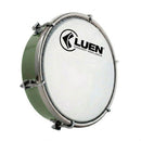 Tamborim 6 Abs Verde Aro Inox Crom 06 Afinação