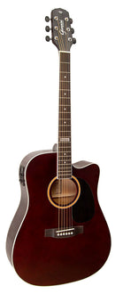 Violão Eletroacústico Aço Giannini  Dark Wine Gf-1d Ceq Tdw