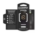 Abafador Damper Md de Couro Preto Dsmd02