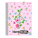 Caderno de Musica SD Inovações Gráficas 80 Folhas Capa Dura
