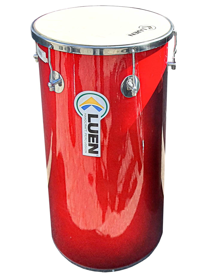 Rebolo Tan tan 70x14 Pele Cabra 6 Afinações Serie Luen Vermelho