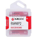 Pilha Recarregável AA 1.2v 2300mah Com 4 Unidades Mox