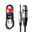 Cabo Stagg Emborrachado XLR x P10 6 Metros SMC6XP