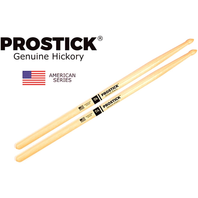Baqueta Prostick Hickory 7A Grip American Series