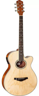 Violão Eletroacústico Mini Jumbo Hofma Hmf-249 Natural Fosco