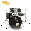 Bateria Acústica Turbo Action 20 Preto Sparkle