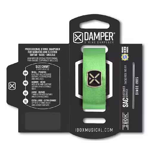 Abafador Damper Md de Couro Verde Dmmd05
