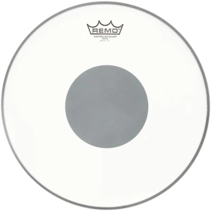 Pele Remo 14 Controlled Sound Porosa Circulo Preto Cs0114-10