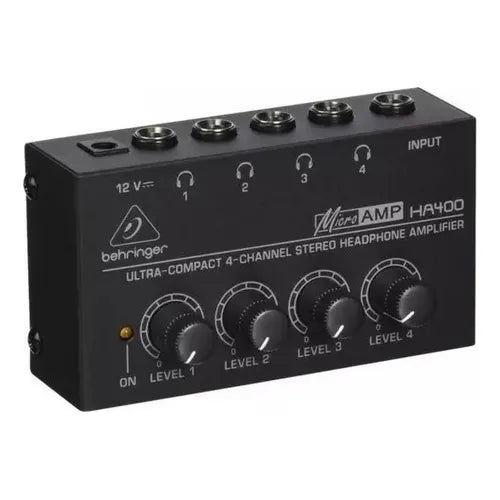 Amplificador de Fone Behringer HA400 4 Canais Powerplay