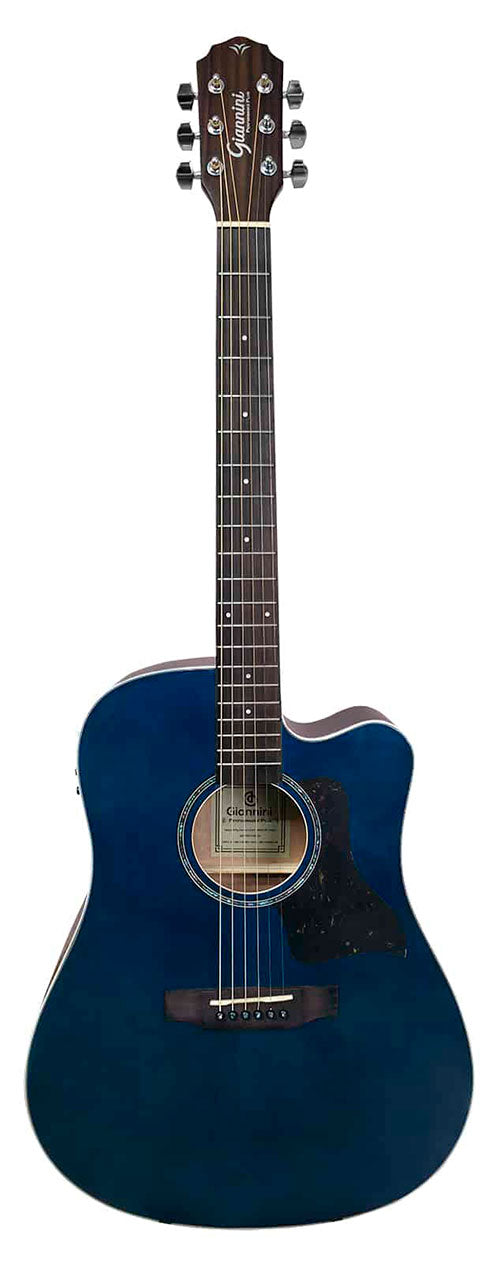 Violão Eletroacústico Aço Giannini Marine Blue Gdc Plus Ceq