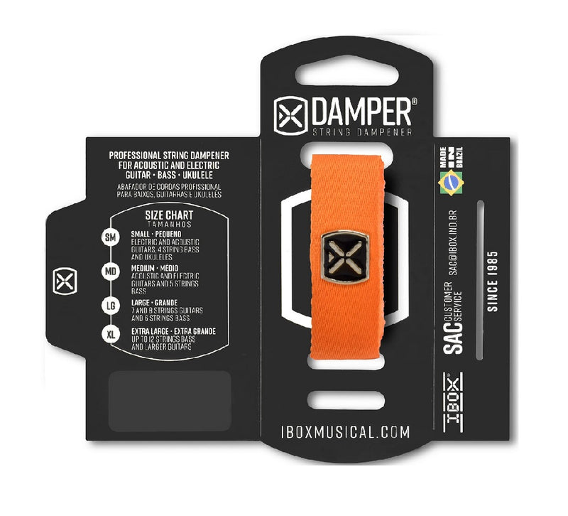 Abafador Damper Md Poliester Laranja Tag Dtmd23