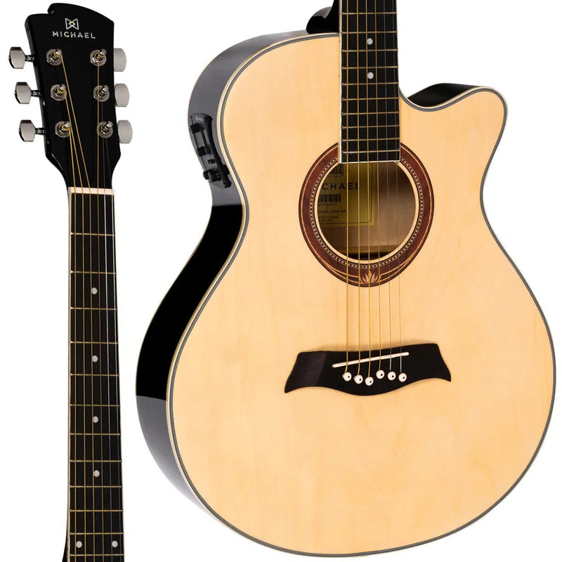 Violão Elétrico Michael Artístico Vma320 Aço Natural