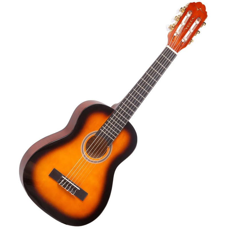 Violão Infantil Vogga VCA86 Nylon Yellow Sunburst