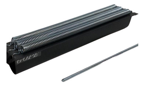 Reco Reco com Guiro 3 Molas Aço Preto Fosco Gope 764G