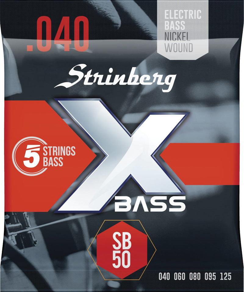 SP065 - Encordoamento Strinberg Sb50 Contra Baixo 5 Cordas 040 (Exclusivo Studio Peek)