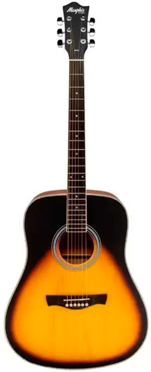 Violão Memphis Eletroacústico Aço MW-20 Memphis DSBS Drop Su