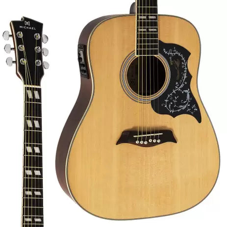 Violão Michael VM 925 DT ST Natural Satin Galaxy (SALDO)