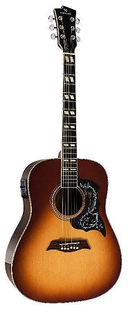 Violão Elétrico Michael Galaxy VM925DT VS Vintage Sunburst (SALDO)