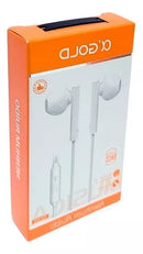 Fone De Ouvido A'Gold Com Microfone Cor Branco PN-A03