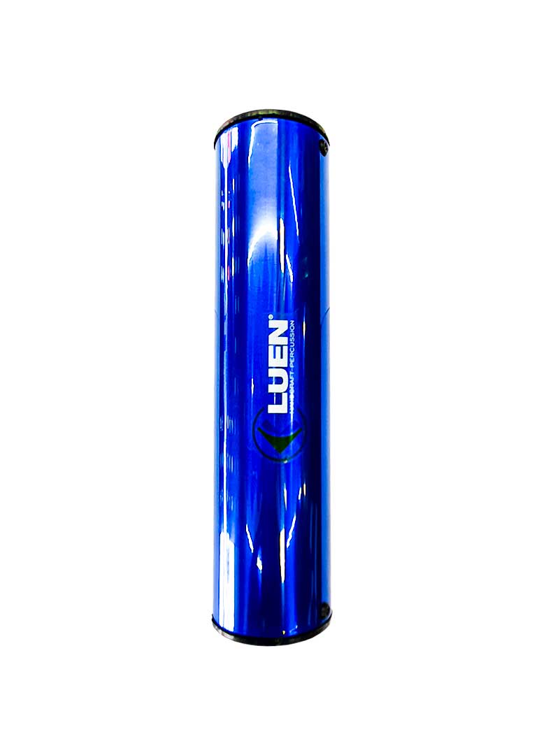 Ganzá Shaker Médio 20 cm Alumínio Luen 19018AZ Azul
