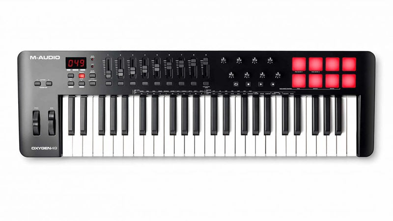 Teclado Controlador MIDI de 49 Teclas – Oxygen 49 MKV (Seminovo)