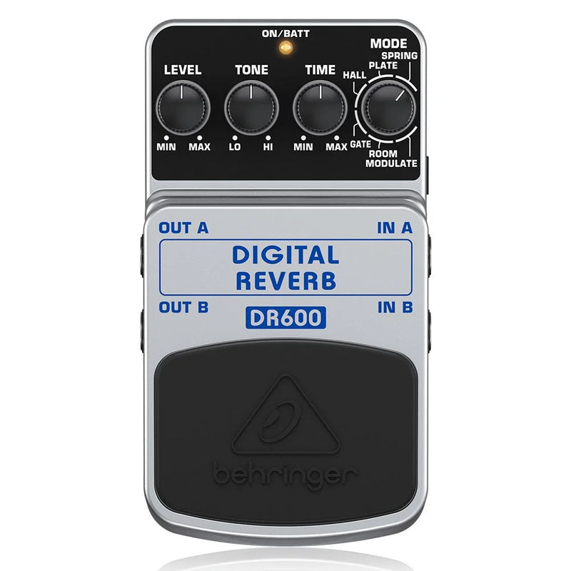 Pedal de Reverb Stereo Behringer DR600 Digital Reverb