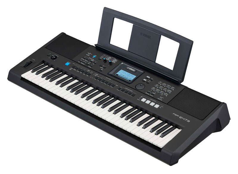 Teclado Yamaha PSR E473 Arranjador 61 Teclas Preto Bivolt