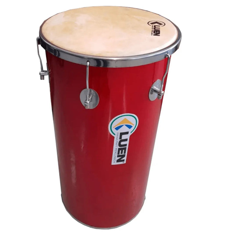 Rebolo 11 PolX45 Cm Corpo Alumínio Pele Cabra Luen Vermelho