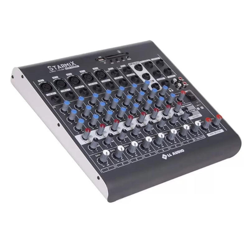 Mesa de Som Linha Starmix XMS XMS802R 8 Canais