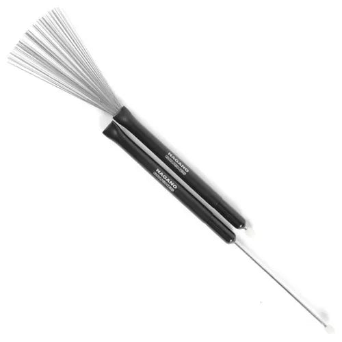 Baqueta Vassourinha Brush Tip Stk 0014 Nagano Ponta De Aço