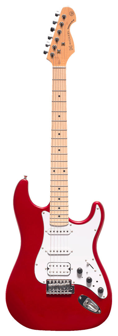 Guitarra Stratocaster Michael Rocker Gms250 Rm Red Metallic