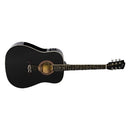 Violão Eletrico De Aco Michael Folk VMF 360 BK Preto