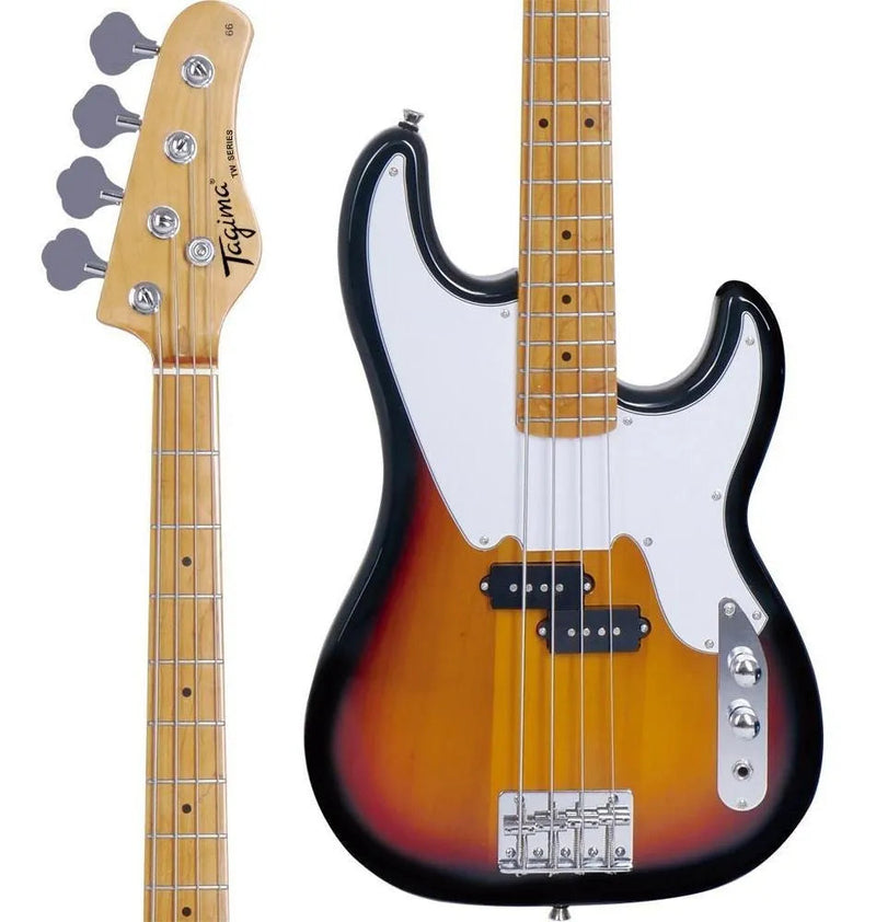 Contra Baixo Tagima Tw Series Tw-66 Sunburst Sb Lf/wh