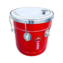 Repique de Mão Colorsteel Vermelho 30x11 6 Afin Cromada Luen