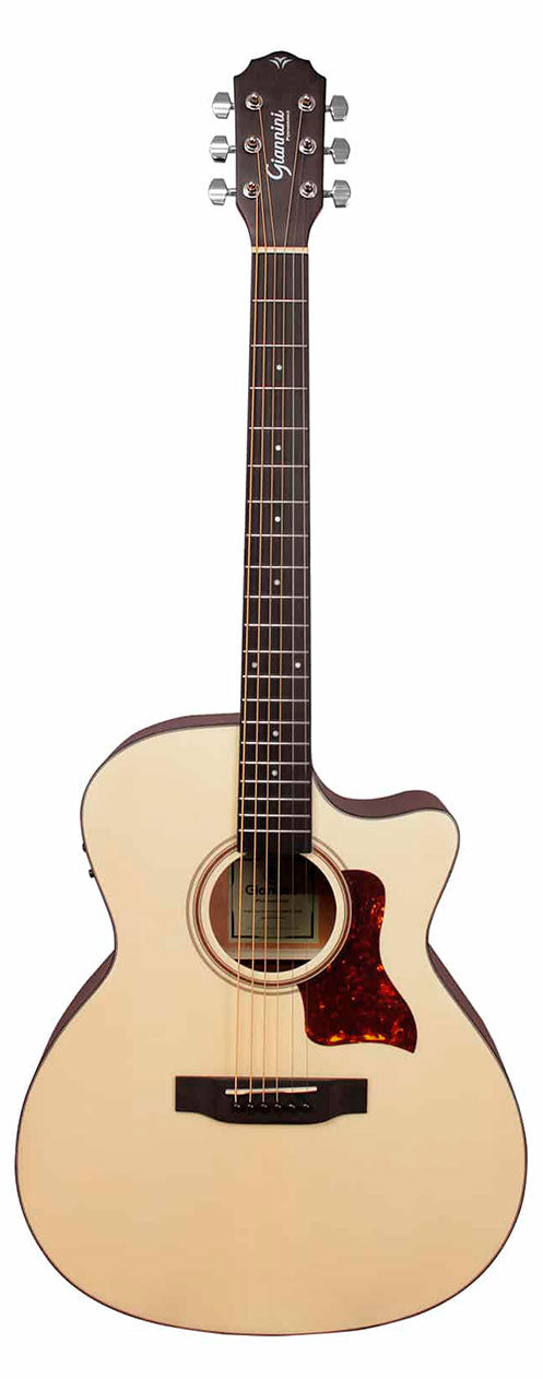Violão Eletroacústico Aço Giannini Gac Std Ceq Ns