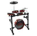 Bateria de Estudo Spider Compact Drum Preto Fosco Luen