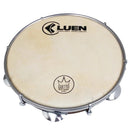 Pandeiro 10" Abs Luen 6 Afin Plat Inx Ferr Crom Cabra