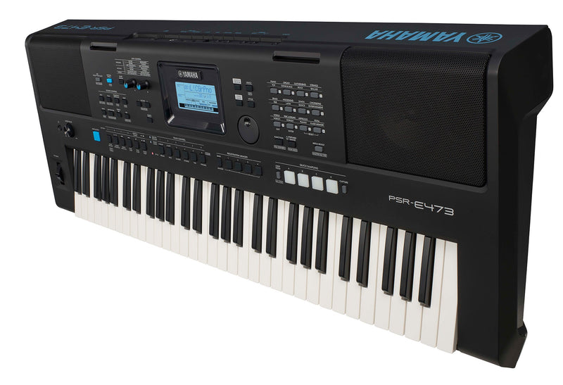 Teclado Yamaha PSR E473 Arranjador 61 Teclas Preto Bivolt
