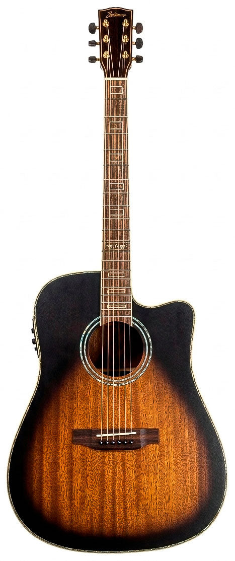 Violão Aço Zellmer Heritage Honeyburst Cutaway Fosco