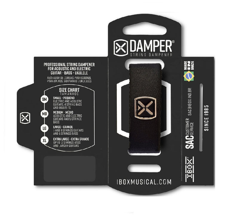 Abafador Damper Md de Poliester Preto Dtmd20