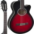 Violão Giannini Eletrico Nylon Gnf-1D Ceq Brb Brownredburst