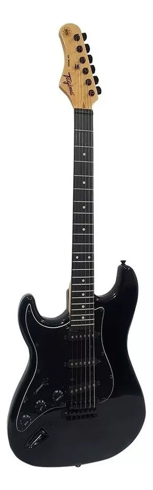 Guitarra Strato 3s Escala Escura Escudo Bk Tg-500 Lh Tagima