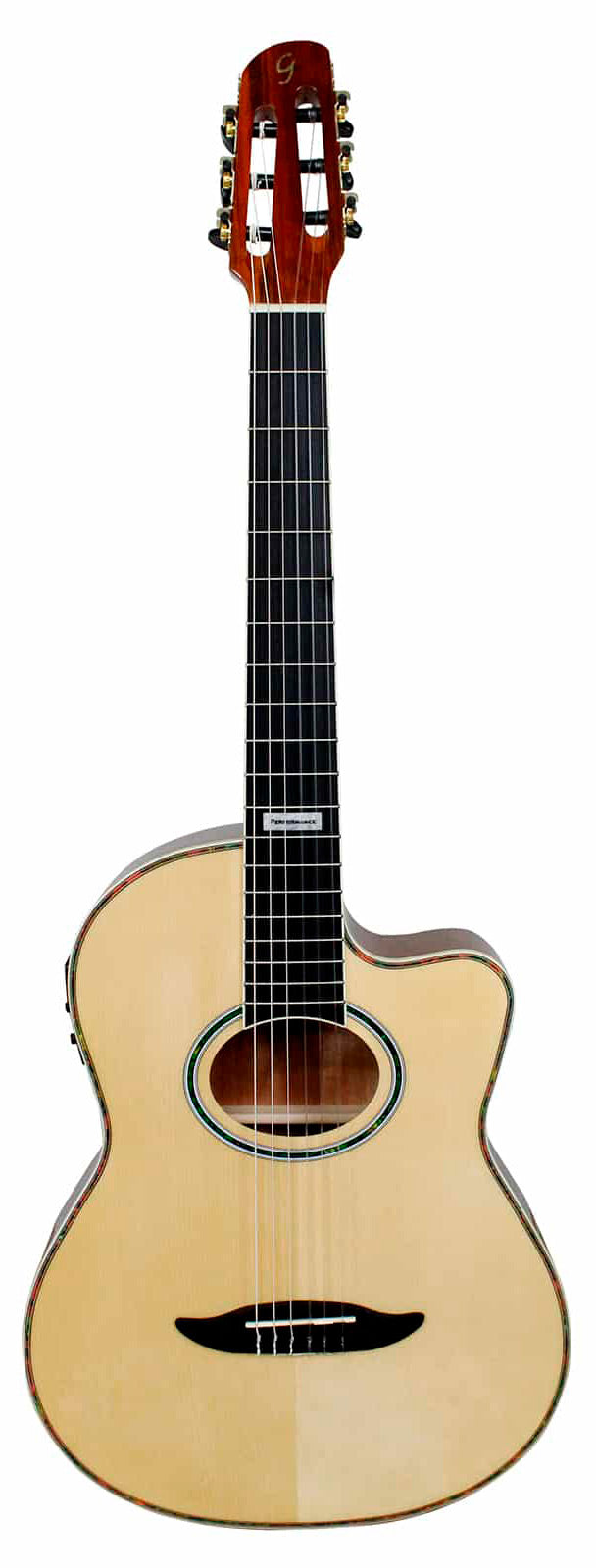 Violão Nylon Eletroacústico Cutaway Giannini GNF-3 CEQ NG