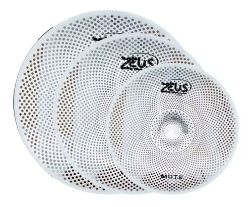 Kit De Pratos Zeus Mute Set C 14 16 20