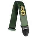 Correia Basso Couro Sintético Verde Militar SF 127